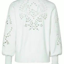 Yaya Egret Cut Out Sweatshirt