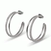Yaya Silver Double Hoop Earrings