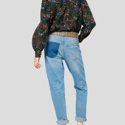 Munthe Chop Black Floral Top