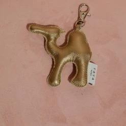 Yaya Gold Camel Padded Keychain