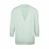 Yaya Open Back Sweater Light Blue