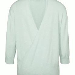 Yaya Illusion Blue Melange Knit Pullover