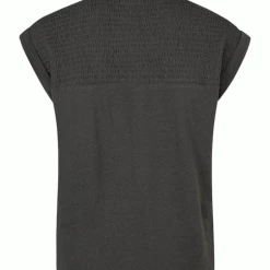 Yaya Smocked Black Top