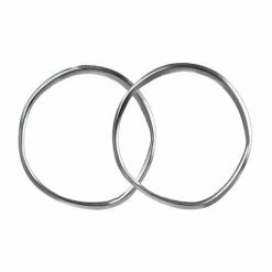 Yaya Silver Hoop Earrings