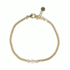 Yaya Gold Small Pearl Bracelet