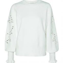 Yaya Laser Cut Embroidery Sweater