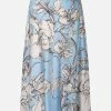 Munthe Tacuba Floral Skirt Ice Blue