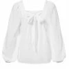 Yaya Pure White Fancy Top