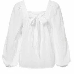 Yaya Pure White Fancy Top