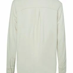 Yaya Overshirt With Buttons, Pockets And Long Sleeves In Jersey - Creme Brulee Beige