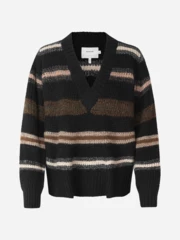 Munthe Rana V Neck Sweater - Black