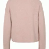 Yaya Adobe Pink Cropped Knit Pullover