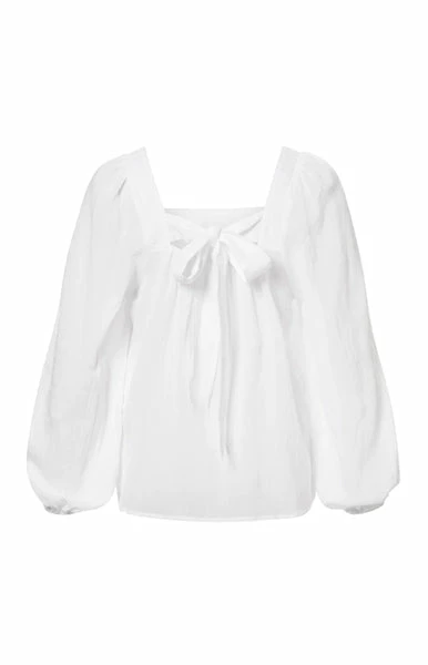 Yaya Printed Long Sleeve Top With Fancy Back 7 Yaya Printed Long Sleeve Top With Fancy Back