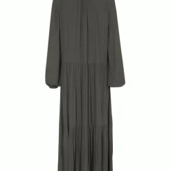 Yaya Beluga Black Tiered Dress