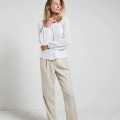 Yaya Printed Long Sleeve Top With Fancy Back 13 Yaya Printed Long Sleeve Top With Fancy Back