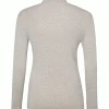 Yaya Beige Roll Neck Knit Sweater