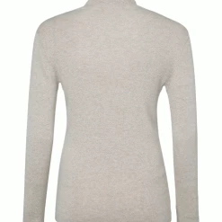 Yaya Beige Roll Neck Knit Sweater