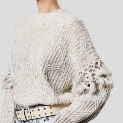 Munthe Coast Tassle Sweater Ivory