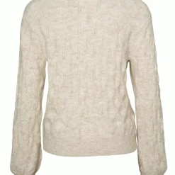 Yaya Beige Melange Cardigan