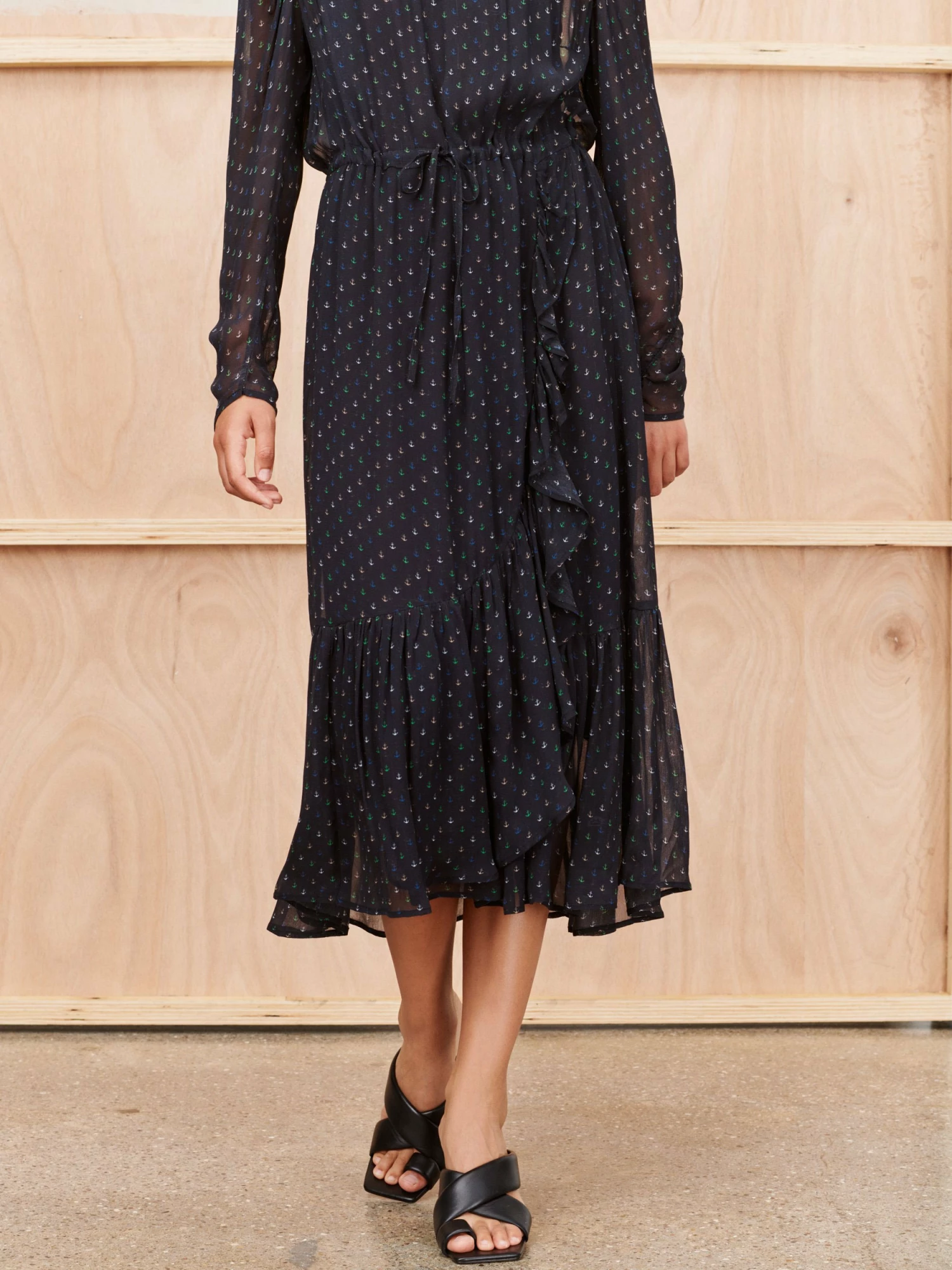 Munthe Tacca Dress Sustainable Viscose Black 4 Munthe Tacca Dress Sustainable Viscose Black