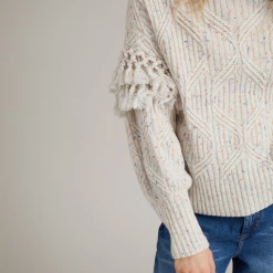 Munthe Ivory Coast Knit Cardigan