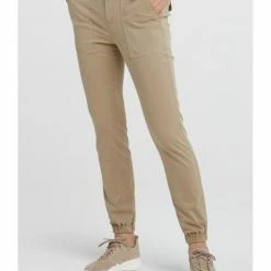 Yaya Dark Sand Cargo Trousers