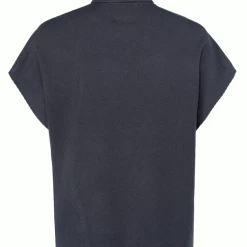 Yaya Obsidian Black Short Sleeve Knit