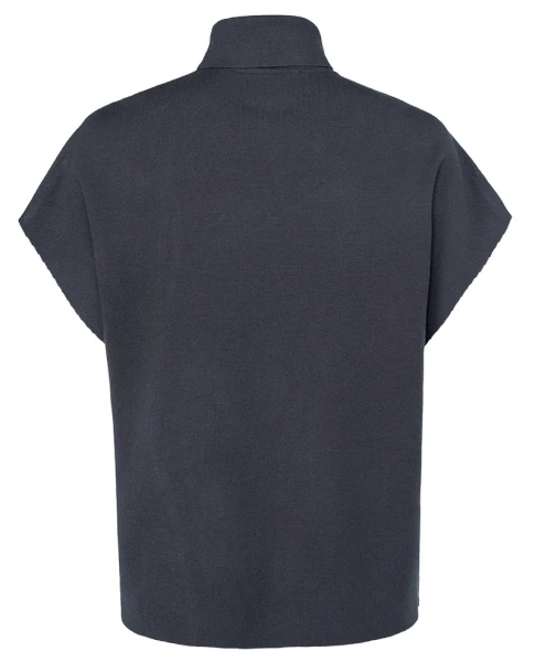 Yaya Obsidian Black Short Sleeve Knit 3 Yaya Obsidian Black Short Sleeve Knit