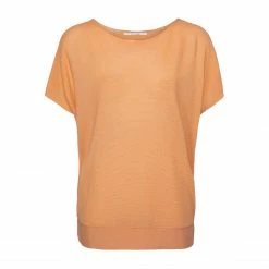 Yaya Orange Rib Detail Sweater