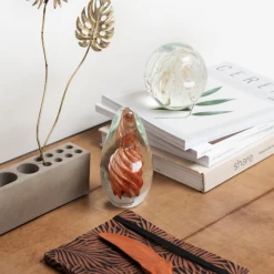 Yaya Fire Swirl Paperweight