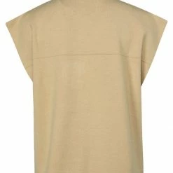 Yaya Sleeveless Cardigan - Warm Sand