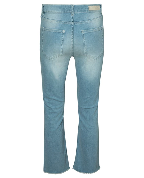 Yaya Blue Kick Flare 7/8 Jeans 3 Yaya Blue Kick Flare 7/8 Jeans