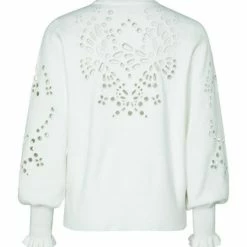 Yaya Laser Cut Embroidery Sweater