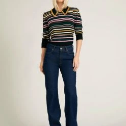 Munthe Black Cruz Striped Top 11 Munthe Black Cruz Striped Top