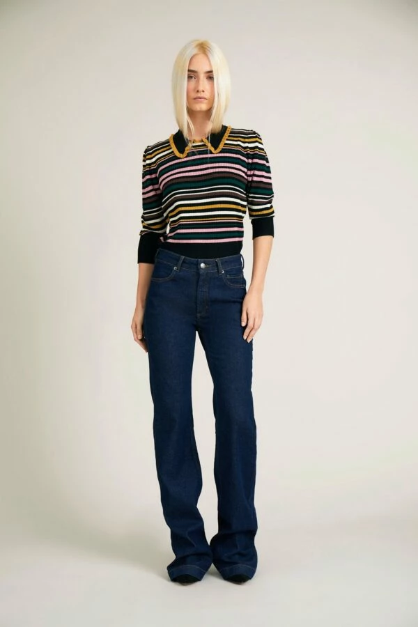 Munthe Black Cruz Striped Top 7 Munthe Black Cruz Striped Top