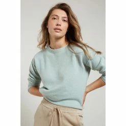 Yaya Short Sky Grey Sweater