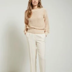 Yaya Sand Textured Sweater