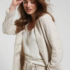 Yaya Wool White Tank Knit