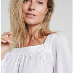 Yaya Pure White Fancy Top