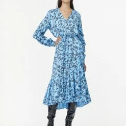 Munthe Turquoise Blue Justin Dress