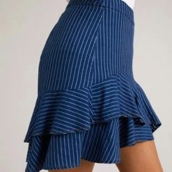 Munthe Curve Skirt Indigo