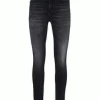 Yaya Grey High Waist Skinny Jeans