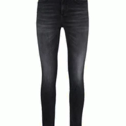 Yaya Grey High Waist Skinny Jeans