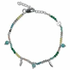 Yaya Silver Charm Bead Bracelet