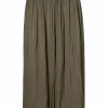 Yaya Flowy Trousers With High Waist, Culotte Style And Loose Fit - Bungee Cord Brown