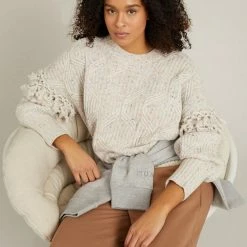 Munthe Coast Knit In Ivory