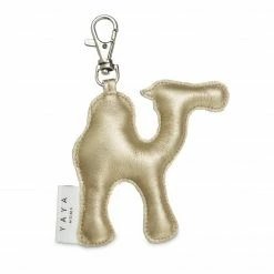 Yaya Gold Camel Padded Keychain