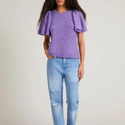 Munthe Lilac Cabs Knit Top