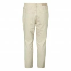 Yaya High Waist Straight Leg Denim Jeans - Sesame Sand