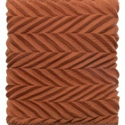 Yaya Rust Pleated Scarf